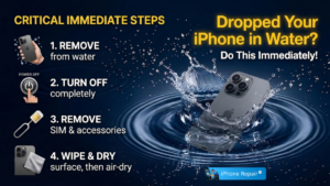 iPhone dropped in water step by step guide to fix water damage in Newport